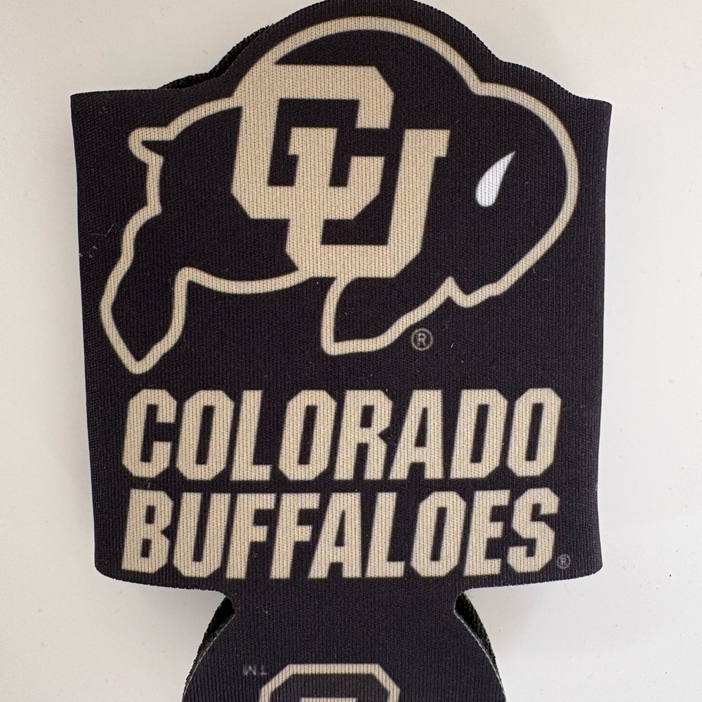 Colorado Buffaloes Black Can Cooler